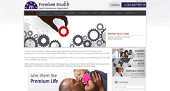 Desktop Screenshot of premiumhealthltd.com
